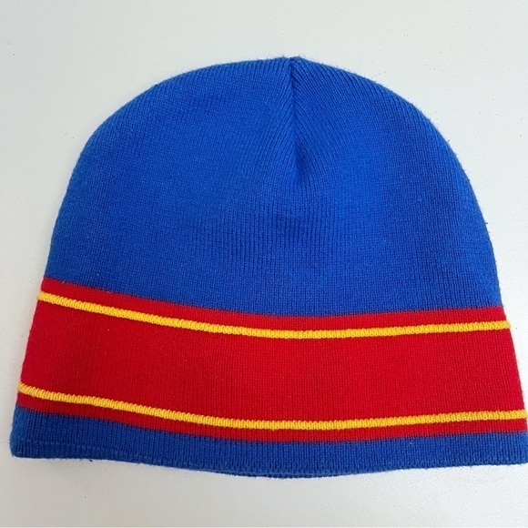 Dc Comics Superman Beanie Cap Kids One Size - Picture 2 of 6
